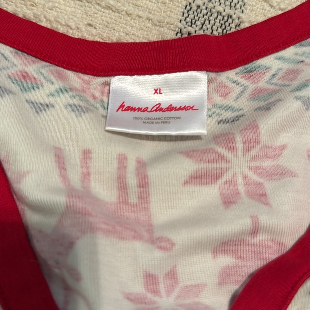 Hanna Anderson Women’s Christmas PJs in Dear Deer XL - Picture 3 of 7